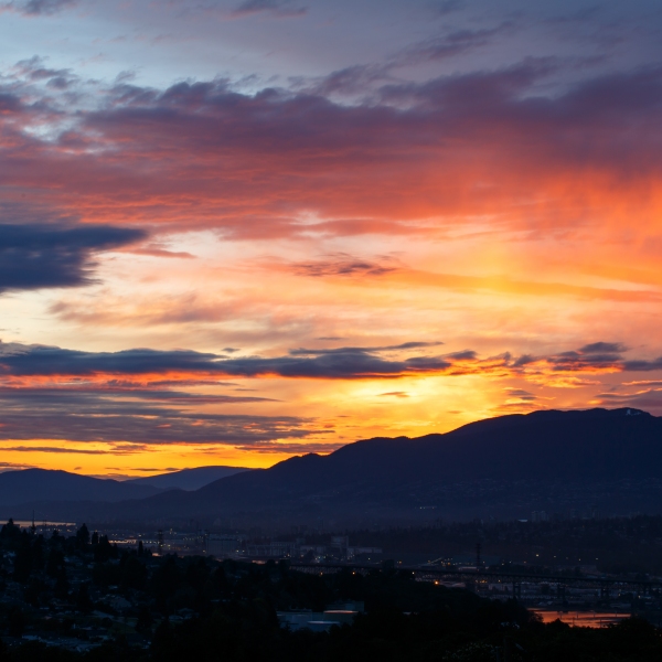 Sunset in Vancouver
